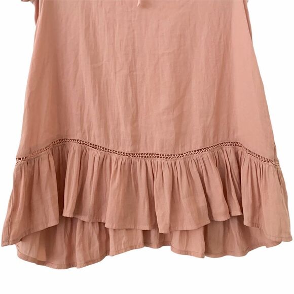 Ro & De Split Neck Ruffle Blouse - Picture 6 of 6